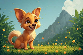 draw your cute pet into disney cartoon portrait style
