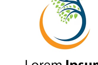 provide modern different tree logo design with source file