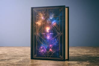 design a sci fi fantasy book cover design that sells