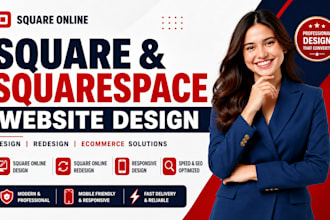 build square website design square online store, design squarespace website