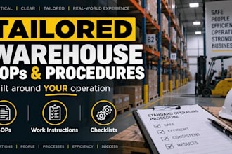create tailored warehouse sops procedures and work instructions