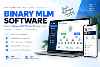 develop binary MLM software and binary MLM website