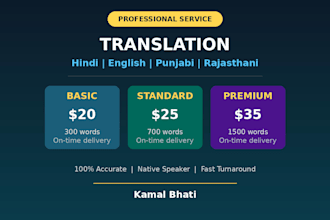 translate hindi english punjabi and rajasthani languages