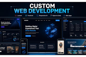 build a custom laravel website