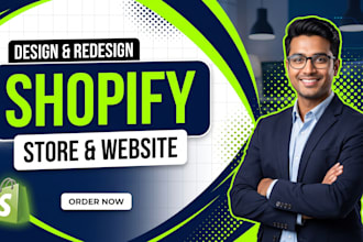design or redesign shopify store build shopify website shopify expert