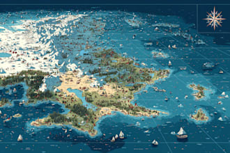 make vector map designs