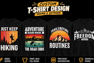 create custom hunting outdoor adventure t shirt designs