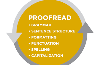 do professional proofreading and document formatting