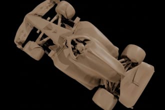 prepare printable racing f1,car 3d model,motorsport stl,3mf,aerodynamic bodywork