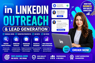 do linkedin outreach and lead generation for your business