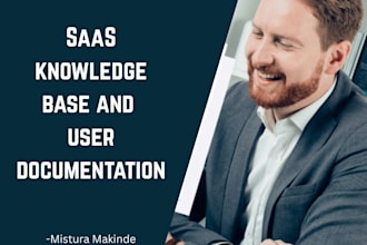 create saas knowledge base and user documentation