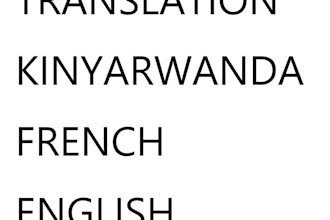 provide accurate kinyarwanda english french translation