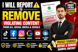 remove infringing content under dmca from facebook
