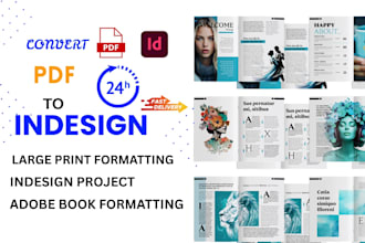 do adobe indesign project convert pdf to indesign large print book formatting