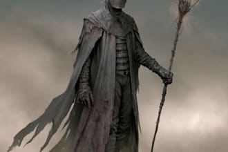 draw creepy horror fantasy monster illustration