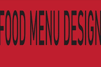 do an amazing menu restaurant  food ,  drink, board, bakery, cafe menu design