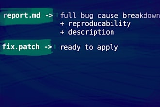 debug then fix, patch, and report your low level bug