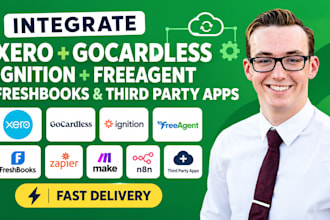 integrate xero gocardless ignition free agent fresh books and third party apps