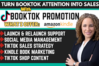 booktok author smm ebook promotion amazon kdp usa book promotion booktok sales