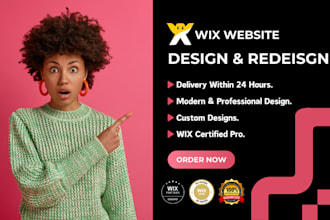 design a modern wix website