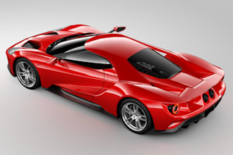 custom 3d race car, sport car,iconic ford mustang,blender vehicle model for game