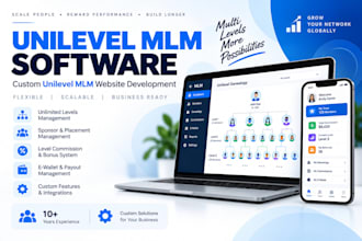 develop unilevel MLM software and unilevel MLM website