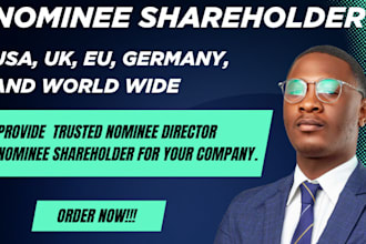 provide trusted nominee director USA UK eu germany shareholder for your company