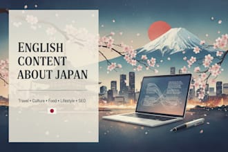 write natural english articles about japan