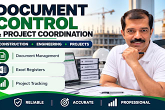 provide professional document control and project coordination services