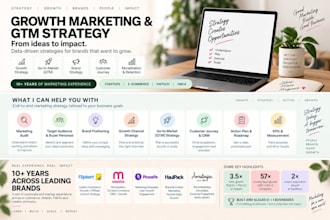 create a growth marketing and go to market strategy for your business