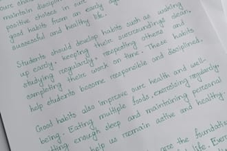 write anything with my neat and clean handwritting