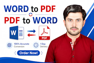 do word to PDF and PDF to word conversion fast