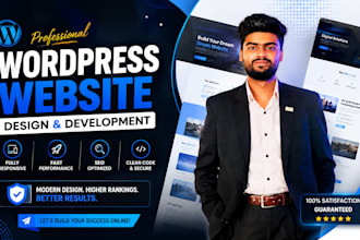design and develop a wordpress website