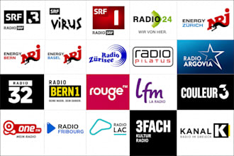 arrange radio airplay for your music in switzerland