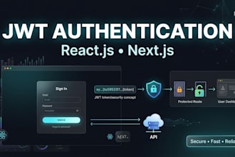 add jwt authentication to your react or nextjs website