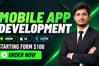do mobile app development build android ios apps