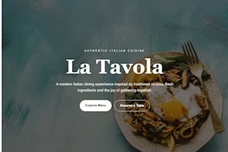 create a responsive landing page website for your business