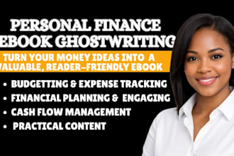 ghostwrite a personal finance and money management ebook