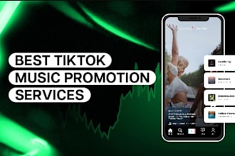 tiktok sound promotion, create 800 viral tiktok post using your tiktok music