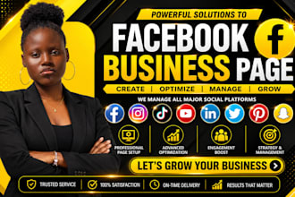 create and setup facebook business page