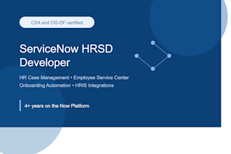 develop and customize servicenow hrsd modules for your enterprise