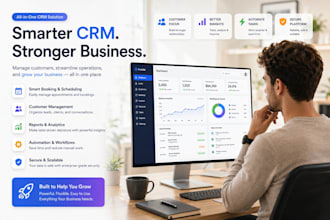 build custom CRM, erp, business management software