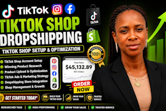 setup tiktok shop fix tik tok dropshipping  UK USA tiktok shop marketing germany
