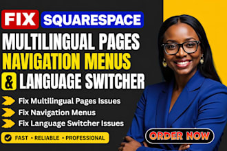 fix squarespace multilingual pages navigation menus and language switcher issues