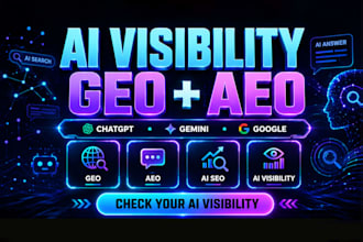 build ai visibility score to rank website in chatgpt, gemini with GEO aeo SEO