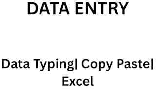 do accurate data entry, copy paste and typing