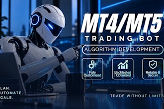 develop a custom mt4 or mt5 expert advisor in mql4 or mql5
