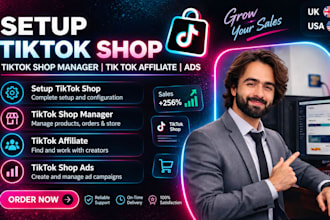 setup tiktok shop, tiktok shop manager, tik tok affiliate, ads