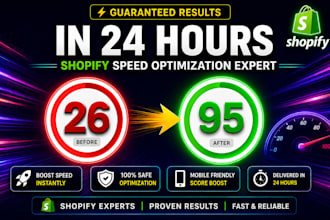 do shopify speed optimization 90 pagespeed score in 24 hours