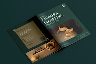design a modern minimal product catalogue, line sheet or lookbook
